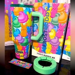 SoldOutOnline NIB Peeps Frost Buddy Thicc Buddy 40oz Spring Tumbler MultiUse NWT